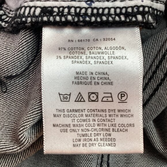 Pilcro & The Letterpress Anthropologie Womens 29 Button-Fly Wide Leg Jeans Black - Picture 14 of 15